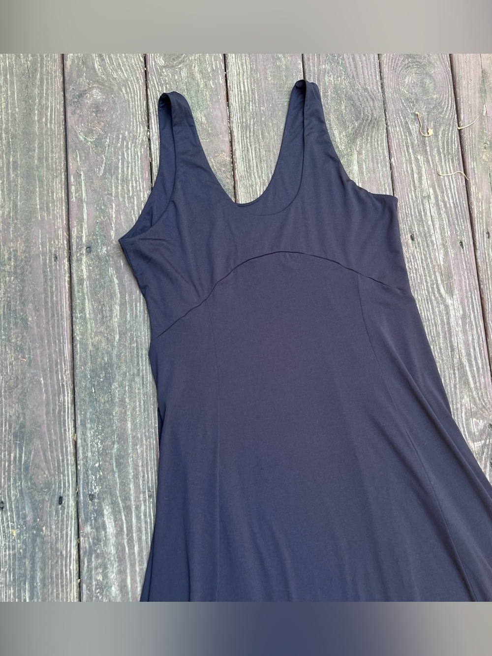 HALARA Women’s U Neck Flowy Maxi Minimalist Casual Sleeveless Tank Dress|Size:XL - Picture 14 of 16